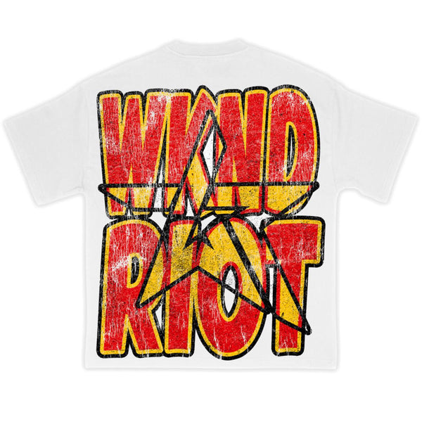 Wknd Riot Riot Til The End Tee | White