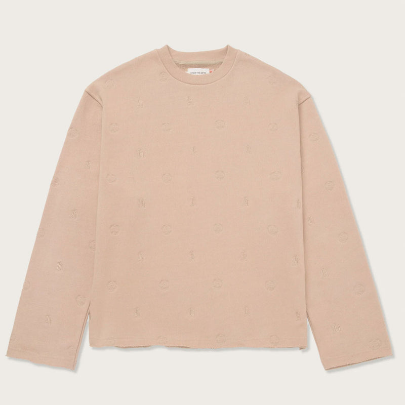 Honor The Gift Crest Pullover | Tan