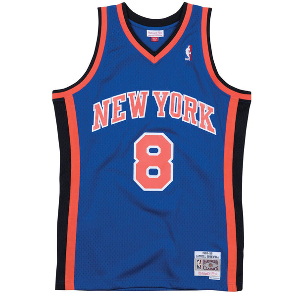 Mitchell & Ness New York Knicks Latrell Sprewell 1998-99 Road Swingman Jersey