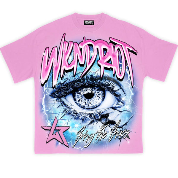 Wknd Riot Glass Eye Tee | Pink