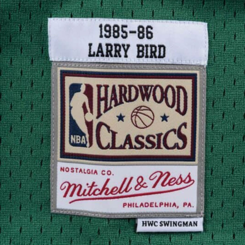 Mitchell & Ness Boston Celtics Larry Bird 1985-86 Road Swingman Jersey
