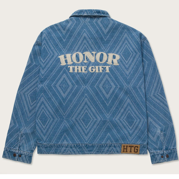 Honor The Gift Diamond Denim Jacket | Indigo