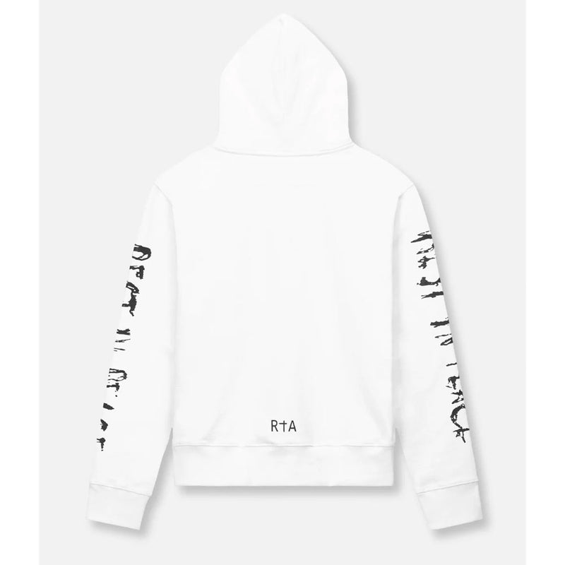 RTA Dion Hoodie | White Rest In Peace