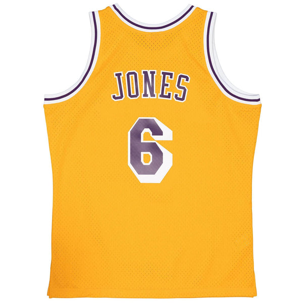 Mitchell & Ness Los Angeles Lakers Eddie Jones 1996-97 Home Swingman Jersey