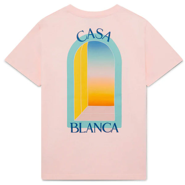 Casablanca L'Arc Colorè Tee | Pale Pink