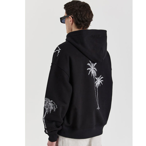 Only The Blind Mono Palm Hoodie | Black