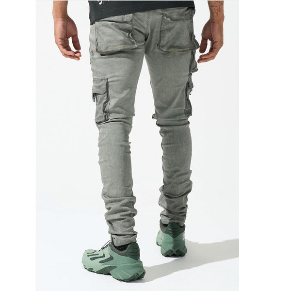 Serenede Timber Wolf Cargo Jeans | Grey