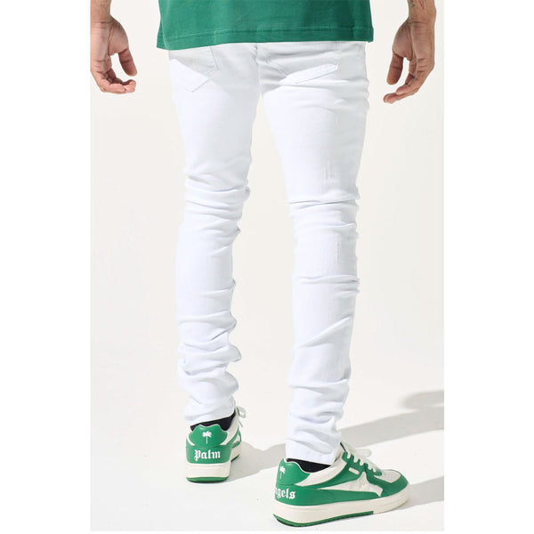 Serenede Everest Peak Jeans | White