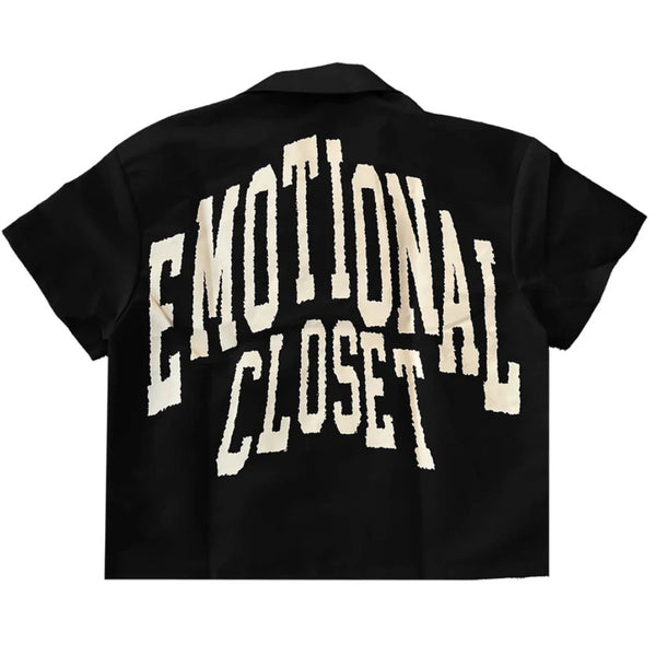 Mixed Emotions Backyard Nylon Shirt | Black