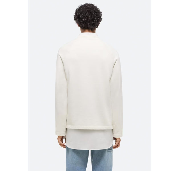 Helmut Lang Cotton Fleece Sweatshirt | Ivory
