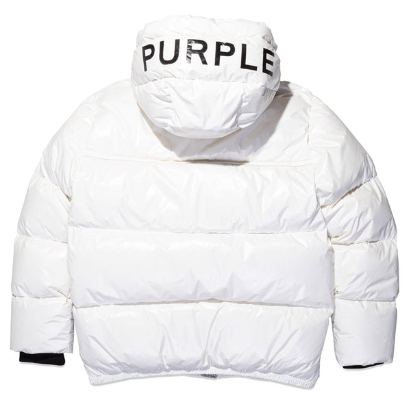 Purple Brand P611 Puffer Jacket | White (P611-PSWP)