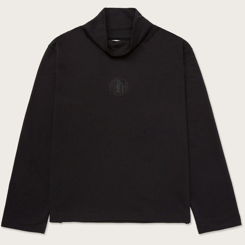 Honor The Gift Stamp Patch Turtle Neck | Black
