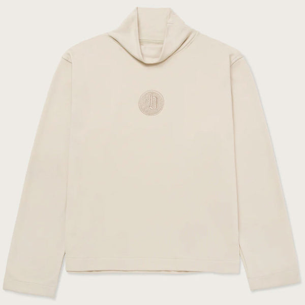 Honor The Gift Stamp Patch Turtle Neck | Bone