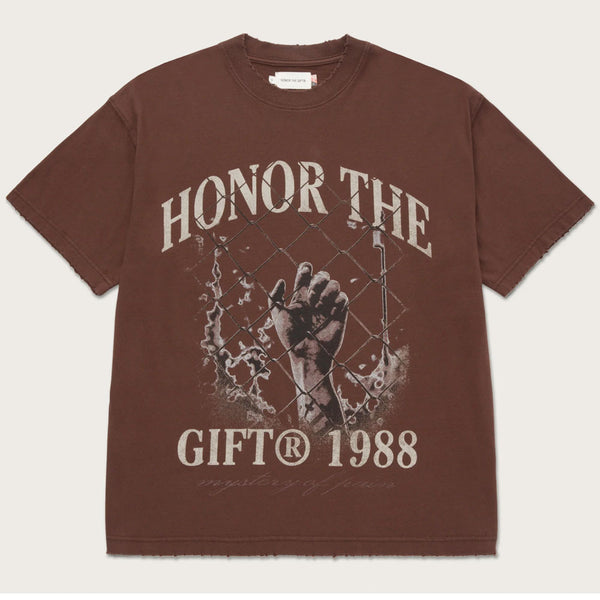 Honor The Gift Mystery Of Pain Tee | Brown