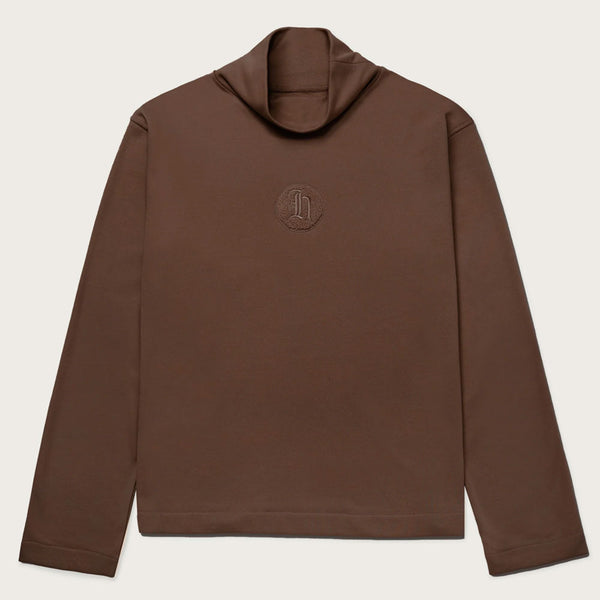 Honor The Gift Stamp Patch Turtle Neck | Tan