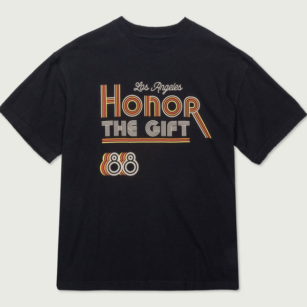 Honor The Gift Retro Honor Tee | Black