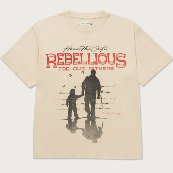 Honor The Gift Rebellious For Our Fathers Tee | Bone