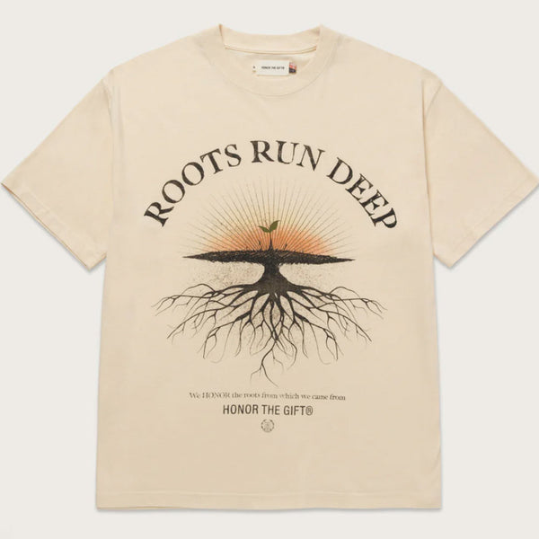 Honor The Gift Roots Run Deep Tee | Bone