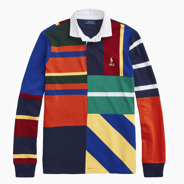Polo Ralph Lauren Classic Fit Patchwork Rugby Shirt |