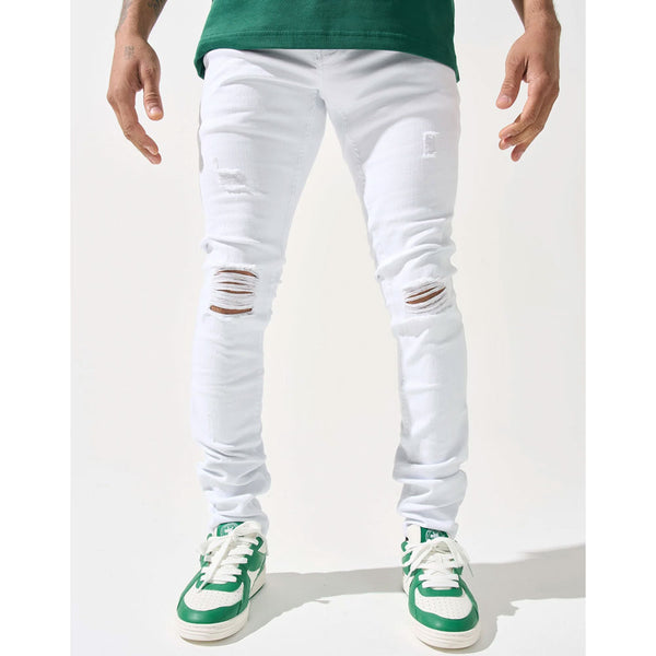 Serenede Everest Peak Jeans | White