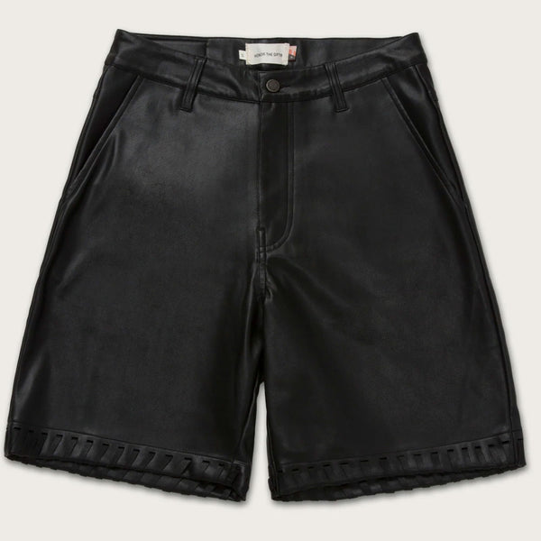 Honor The Gift Vegan Leather Shorts | Black