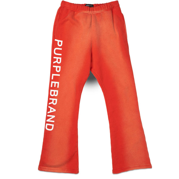 Purple Brand P459 Wordmark Flared Pants | Red (P459-HFRW)