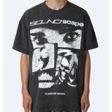 Mnml Soundscape Tee | Washed Black