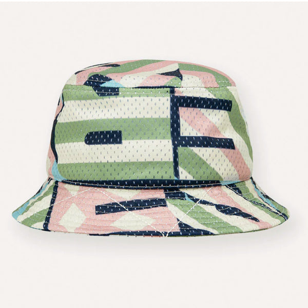 Paper Planes Diamond & Stripes Bucket Hat | Pink