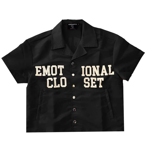 Mixed Emotions Backyard Nylon Shirt | Black