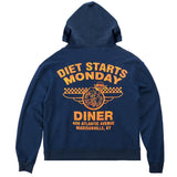 Diet Starts Monday Diner Hoodie | Navy