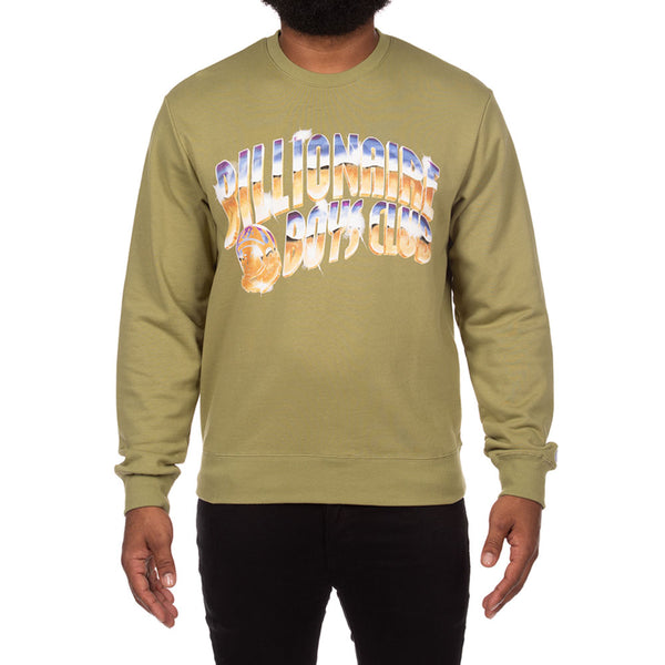Billionaire Boys Club Chrome Sweatshirt | Moss Stone