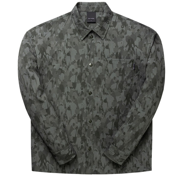 Daily Paper Adetola Community Relaxed L/S Shirt | Chimera Green