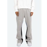Contrast Bootcut Sweatpants - Grey  Sweatpants, Bootcut, Sweatpants fits