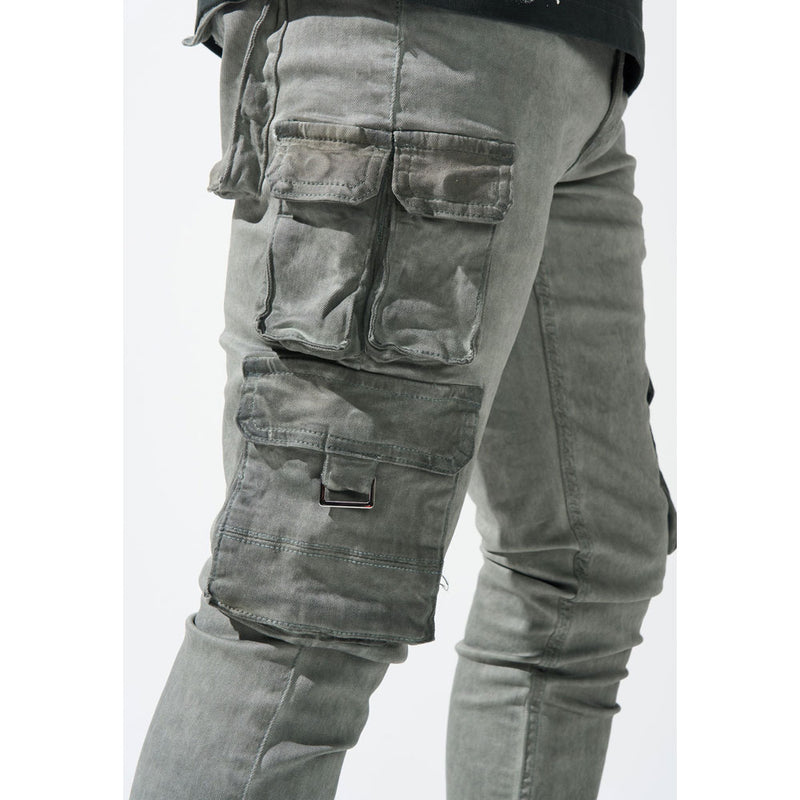 Serenede Timber Wolf Cargo Jeans | Grey
