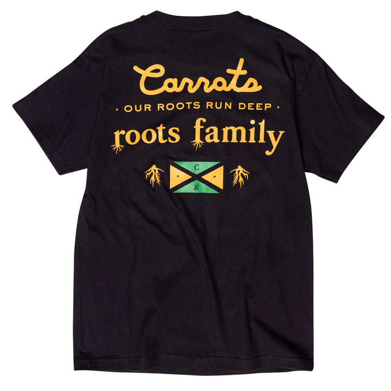 Carrots Roots Family Tee | Black