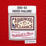 Mitchell & Ness Philadelphia 76ers Moses Malone 1982-83 Road Swingman Jersey