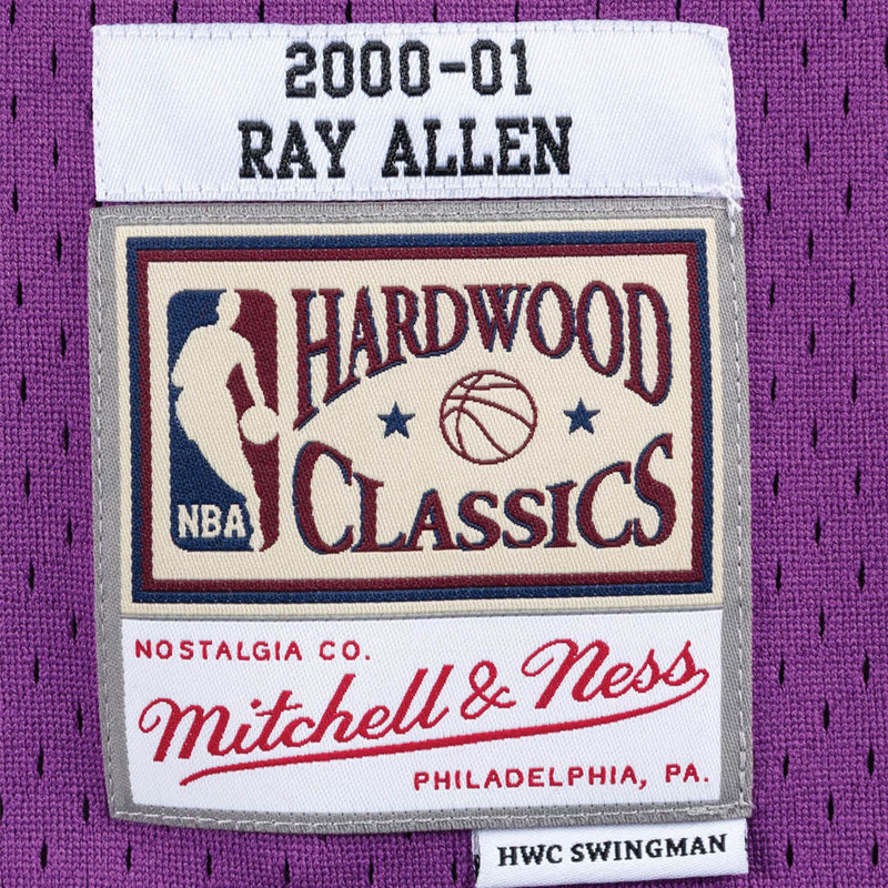Mitchell & Ness Milwaukee Bucks Ray Allen 2000-01 Road Swingman Jersey