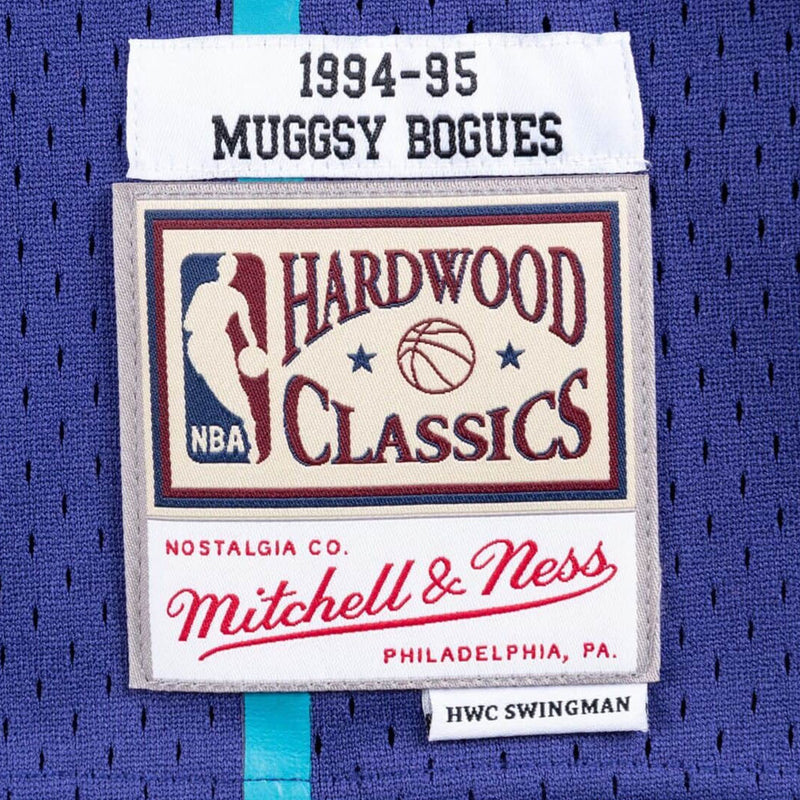 Mitchell & Ness Charlotte Hornets Mugsy Bogues 1994-95 Alternate Swingman Jersey