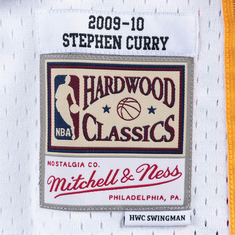 Mitchell & Ness Golden State Warriors Stephen Curry 2009-10 Home Swingman Jersey