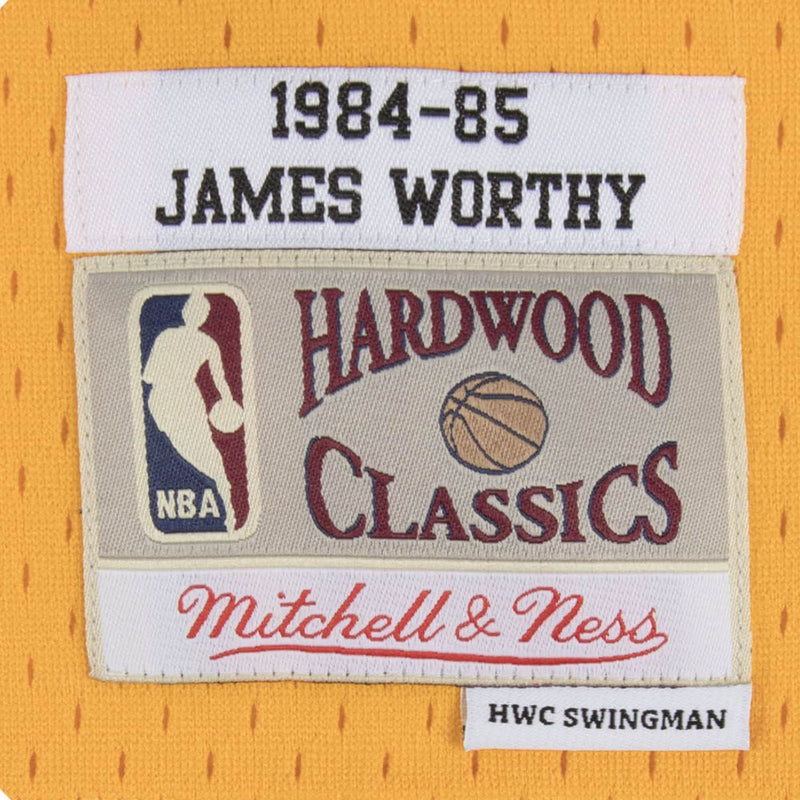Mitchell & Ness Los Angeles Lakers James Worthy 1984-85 Home Swingman Jersey