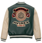 Avirex Bison Varsity Jacket | Hunter
