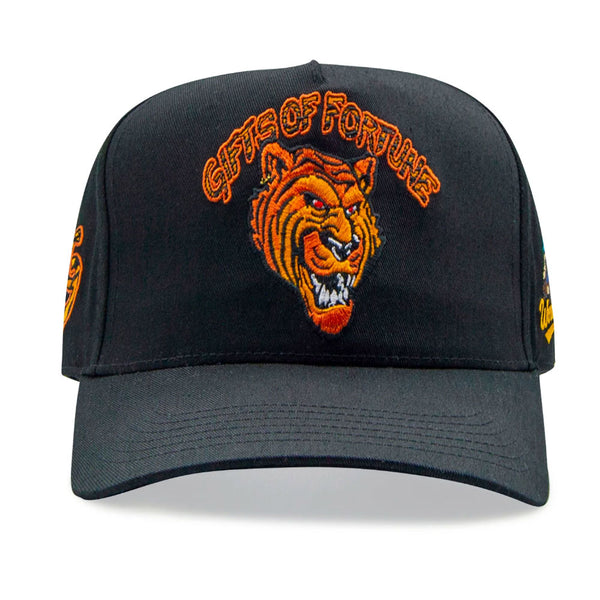Gifts Of Fortune Fighting Tiger Trucker Hat | Black